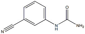 (3-cyanophenyl)urea 结构式