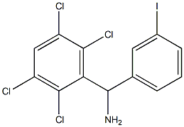 (3-iodophenyl)(2,3,5,6-tetrachlorophenyl)methanamine 结构式