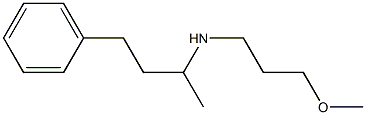 (3-methoxypropyl)(4-phenylbutan-2-yl)amine 结构式