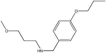 (3-methoxypropyl)[(4-propoxyphenyl)methyl]amine 结构式