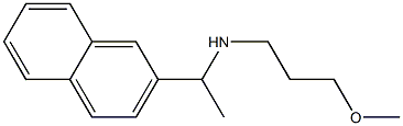 (3-methoxypropyl)[1-(naphthalen-2-yl)ethyl]amine 结构式