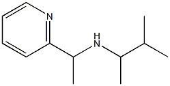 (3-methylbutan-2-yl)[1-(pyridin-2-yl)ethyl]amine 结构式