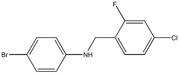 (4-bromophenyl)(4-chloro-2-fluorophenyl)methylamine 结构式