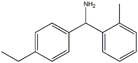 (4-ethylphenyl)(2-methylphenyl)methanamine 结构式