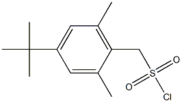 (4-tert-butyl-2,6-dimethylphenyl)methanesulfonyl chloride 结构式