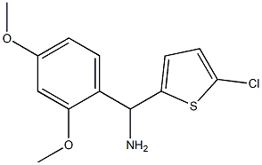 (5-chlorothiophen-2-yl)(2,4-dimethoxyphenyl)methanamine 结构式