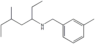 (5-methylheptan-3-yl)[(3-methylphenyl)methyl]amine 结构式