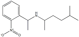 (5-methylhexan-2-yl)[1-(2-nitrophenyl)ethyl]amine 结构式
