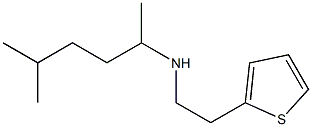 (5-methylhexan-2-yl)[2-(thiophen-2-yl)ethyl]amine 结构式