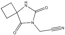(6,8-dioxo-5,7-diazaspiro[3.4]oct-7-yl)acetonitrile 结构式