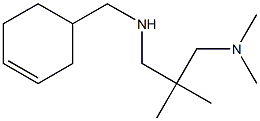 (cyclohex-3-en-1-ylmethyl)({2-[(dimethylamino)methyl]-2-methylpropyl})amine 结构式