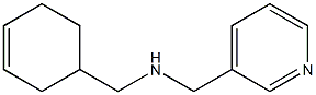 (cyclohex-3-en-1-ylmethyl)(pyridin-3-ylmethyl)amine 结构式