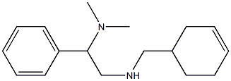 (cyclohex-3-en-1-ylmethyl)[2-(dimethylamino)-2-phenylethyl]amine 结构式