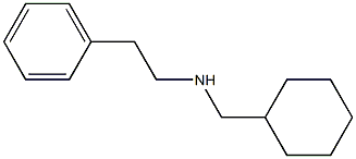 (cyclohexylmethyl)(2-phenylethyl)amine 结构式