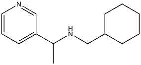 (cyclohexylmethyl)[1-(pyridin-3-yl)ethyl]amine 结构式