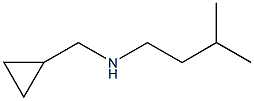 (cyclopropylmethyl)(3-methylbutyl)amine 结构式