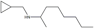 (cyclopropylmethyl)(octan-2-yl)amine 结构式