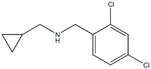 (cyclopropylmethyl)[(2,4-dichlorophenyl)methyl]amine 结构式
