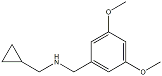 (cyclopropylmethyl)[(3,5-dimethoxyphenyl)methyl]amine 结构式