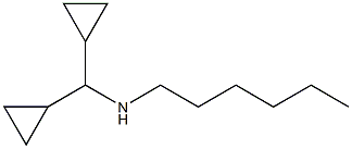 (dicyclopropylmethyl)(hexyl)amine 结构式