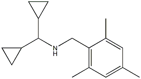 (dicyclopropylmethyl)[(2,4,6-trimethylphenyl)methyl]amine 结构式