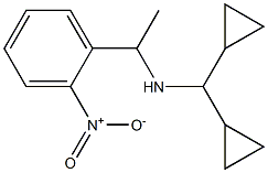 (dicyclopropylmethyl)[1-(2-nitrophenyl)ethyl]amine 结构式