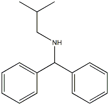 (diphenylmethyl)(2-methylpropyl)amine 结构式