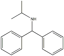 (diphenylmethyl)(propan-2-yl)amine 结构式