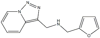 (furan-2-ylmethyl)({[1,2,4]triazolo[3,4-a]pyridin-3-ylmethyl})amine 结构式