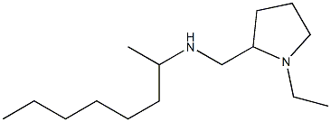 [(1-ethylpyrrolidin-2-yl)methyl](octan-2-yl)amine 结构式