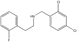 [(2,4-dichlorophenyl)methyl][2-(2-fluorophenyl)ethyl]amine 结构式