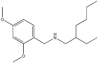 [(2,4-dimethoxyphenyl)methyl](2-ethylhexyl)amine 结构式