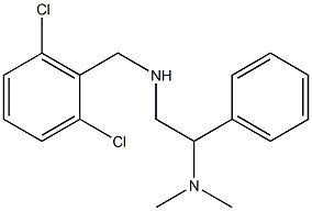 [(2,6-dichlorophenyl)methyl][2-(dimethylamino)-2-phenylethyl]amine 结构式