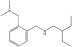 [(2-{[(2-ethylbutyl)amino]methyl}phenyl)methyl]dimethylamine 结构式