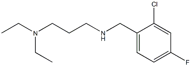 [(2-chloro-4-fluorophenyl)methyl][3-(diethylamino)propyl]amine 结构式