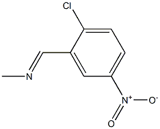 [(2-chloro-5-nitrophenyl)methylidene](methyl)amine 结构式