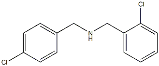 [(2-chlorophenyl)methyl][(4-chlorophenyl)methyl]amine 结构式