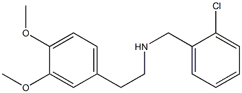 [(2-chlorophenyl)methyl][2-(3,4-dimethoxyphenyl)ethyl]amine 结构式