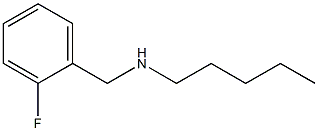 [(2-fluorophenyl)methyl](pentyl)amine 结构式