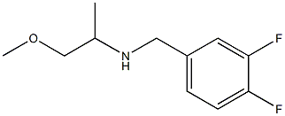 [(3,4-difluorophenyl)methyl](1-methoxypropan-2-yl)amine 结构式
