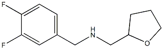 [(3,4-difluorophenyl)methyl](oxolan-2-ylmethyl)amine 结构式