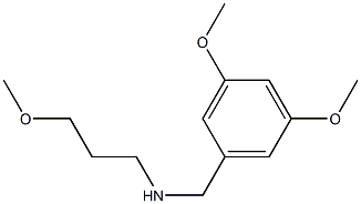 [(3,5-dimethoxyphenyl)methyl](3-methoxypropyl)amine 结构式