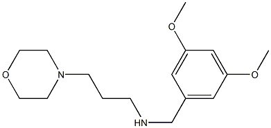 [(3,5-dimethoxyphenyl)methyl][3-(morpholin-4-yl)propyl]amine 结构式