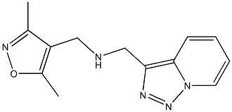 [(3,5-dimethyl-1,2-oxazol-4-yl)methyl]({[1,2,4]triazolo[3,4-a]pyridin-3-ylmethyl})amine 结构式