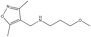 [(3,5-dimethyl-1,2-oxazol-4-yl)methyl](3-methoxypropyl)amine 结构式