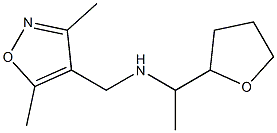 [(3,5-dimethyl-1,2-oxazol-4-yl)methyl][1-(oxolan-2-yl)ethyl]amine 结构式