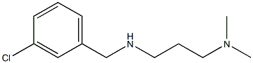 [(3-chlorophenyl)methyl][3-(dimethylamino)propyl]amine 结构式