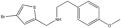 [(4-bromothiophen-2-yl)methyl][2-(4-methoxyphenyl)ethyl]amine 结构式