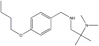 [(4-butoxyphenyl)methyl][2-(dimethylamino)-2-methylpropyl]amine 结构式