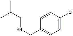 [(4-chlorophenyl)methyl](2-methylpropyl)amine 结构式